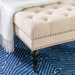 Isabelle Square Tufted Ottoman - Linon -DreamNest Store GUEST 11f1bc0d 045e 40e0 b6d5 712c7d07d48d