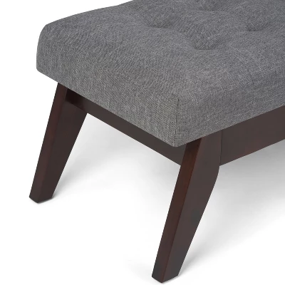 40" Tierney Mid-Century Tufted Ottoman Bench - WyndenHall 7 40" Tierney Mid-Century Tufted Ottoman Bench - WyndenHall - Image 7