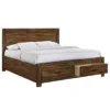 5pc King Wren Platform Storage Bedroom Set Chestnut - Picket House Furnishings