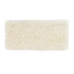 Faux Flokati Acrylic Leg Bench White - Linon -DreamNest Store GUEST 12cd77e7 f192 4bea b405 bb508c737414