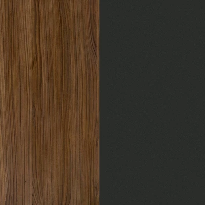 2pc Full Neptune Bedroom Set Walnut/Charcoal - Nexera 3 2pc Full Neptune Bedroom Set Walnut/Charcoal - Nexera - Image 3