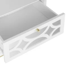 Averina 2 Drawers 45° Splicing White Mirror Front Nightstand With Storage - The Pop Maison 14 Averina 2 Drawers 45° Splicing White Mirror Front Nightstand With Storage - The Pop Maison -DreamNest Store GUEST 13cbf054 dc94 488f ae99 063240564463