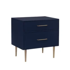 Gloria 2 Drawer Nightstand - Linon -DreamNest Store GUEST 140e14e7 775a 44b9 ba0b be7b1e8a2eb7