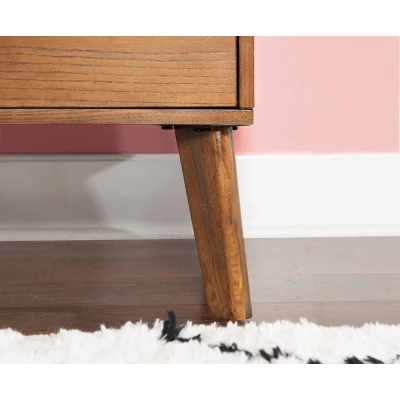 Reid 1 Drawer Nightstand Walnut - Linon 11 Reid 1 Drawer Nightstand Walnut - Linon - Image 11