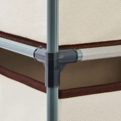 [Juvale] 4-Tier Drawer Dresser For Bedroom, Clothes Organizer, Fabric Storage Tower For Clothing, Linens, Closet, Easy Assembly (Beige, 16.5x13.2x33.4 -DreamNest Store GUEST 14424177 688e 4de9 9d83 aa3dd0f833ef