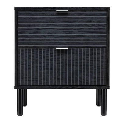 Merk 2 Drawer Nightstand - Sango 8 Merk 2 Drawer Nightstand - Sango - Image 8