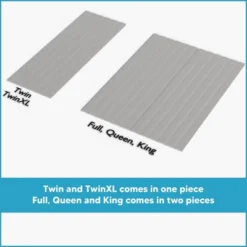 Continental Sleep, 0.75-Inch Vertical Mattress Support Wooden Bunkie Board/Slats With Cover -DreamNest Store GUEST 14fc7626 bbff 439d 8708 a028544383f7