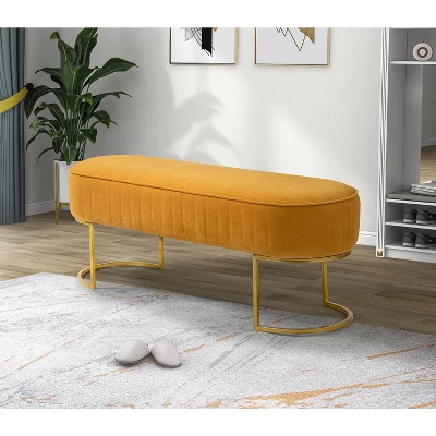 Nina Upholstered Bench For Bedroom | ARTFUL LIVING DESIGN 11 Nina Upholstered Bench For Bedroom | ARTFUL LIVING DESIGN - Image 11
