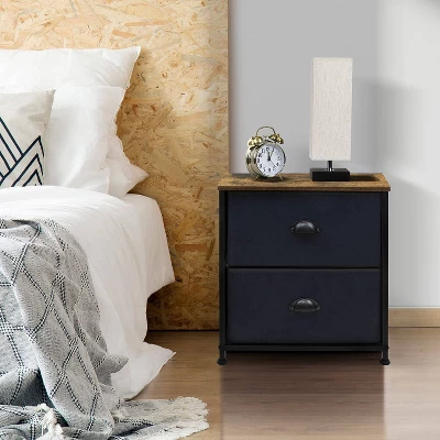 Sorbus Nightstand With Drawers For Home Bedroom Brown 1 Sorbus Nightstand With Drawers For Home Bedroom Brown