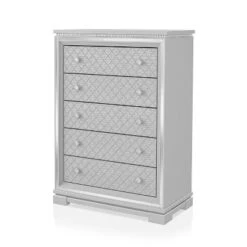6pc Tenaya Bedroom Set Silver/Gray - HOMES: Inside + Out -DreamNest Store GUEST 1619b6e7 b8a4 4471 841e f1de63b6d0b1