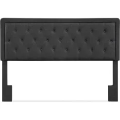King Amery Tufted Upholstered Headboard Charcoal - Adore Decor -DreamNest Store GUEST 16a67a51 e4cc 4f4e 90ab f8f9f45363a5