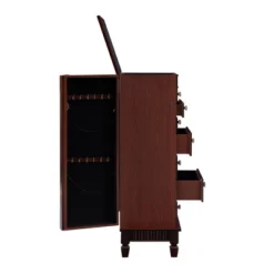 Tierra Contemporary Jewelry Armoire Merlot Brown - Powell Company -DreamNest Store GUEST 175af95f 4e72 4d73 b467 dd797fcce098