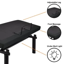 Serene Dual Massage Adjustable Bed Frame - HOMES: Inside + Out -DreamNest Store GUEST 178165e4 1f8d 415f 8ba3 08638658c101