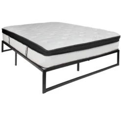 Flash Furniture 14 Inch Metal Platform Bed Frame With 12 Inch Memory Foam Pocket Spring Mattress In A Box (No Box Spring Required) 22 Flash Furniture 14 Inch Metal Platform Bed Frame With 12 Inch Memory Foam Pocket Spring Mattress In A Box (No Box Spring Required) -DreamNest Store GUEST 17a803da 59b3 4427 ae01 9ea0a47812f8