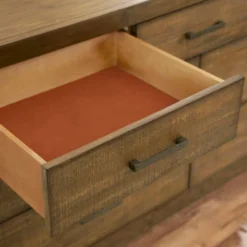 5pc King Aurora Mid Century Bedroom Set Brown - Abbyson Living -DreamNest Store GUEST 18726fde ce0b 476b b726 6ed966e55aea