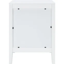 Tegan 2 Drawer Nighstand - White - Safavieh -DreamNest Store GUEST 193a8abd 4e3c 472f 93df 660e17bae02a