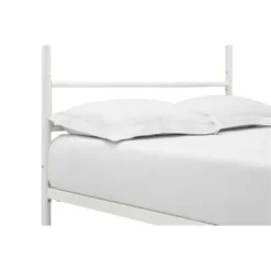 Kora Metal Canopy Bed In Full White - DHP -DreamNest Store GUEST 19469839 c3ee 4cce 8c6f 8fa2ef8500a7