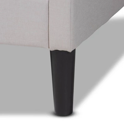 Twin Milligan Upholstered And Wood Daybed - Baxton Studio 6 Twin Milligan Upholstered And Wood Daybed - Baxton Studio - Image 6