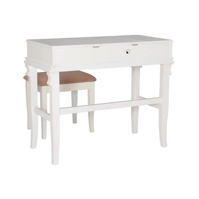 Adler Vanity Set White - Linon 7 Adler Vanity Set White - Linon - Image 7