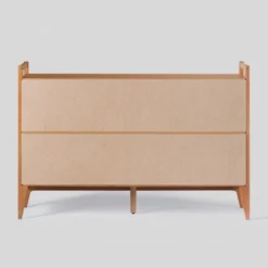 Mid-Century Modern Solid Wood Paneled 6 Drawer Dresser - Saracina Home -DreamNest Store GUEST 19a4426e 2b8a 46eb b618 4463c8133a73