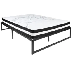 Emma And Oliver 14" Platform Bed Frame & 10" Mattress In A Box - No Box Spring Required -DreamNest Store GUEST 1a07f24e ff32 43f9 9434 6178f1f1ce43