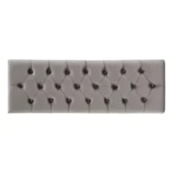 Hewett Velvet Tufted Metal Bench - Inspire Q -DreamNest Store GUEST 1b2565d1 cf51 462b a1f1 55918f8d6309