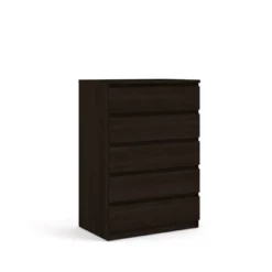 Wood Scottsdale 5 Drawer Chest In Coffee Brown-Tvilum -DreamNest Store GUEST 1b2b43c3 7a24 444f be87 14d43b7dc13c