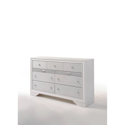 63" Naima Dresser White - Acme Furniture 2 63" Naima Dresser White - Acme Furniture - Image 2