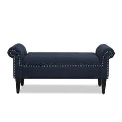 Jennifer Taylor Home Kathy Roll Arm Entryway Accent Bench -DreamNest Store GUEST 1b9bd336 8f5d 4d6c b4a4 113bdb4e9a7f