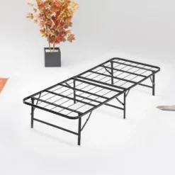 Continental Sleep 14 Inch Quickbase Metal Mattress Platform Bed Frame Foundation With Steel Slats (No Box Spring Needed), Twin, Black -DreamNest Store GUEST 1c4a52c0 defa 4af1 9304 4aa5dcc56a36