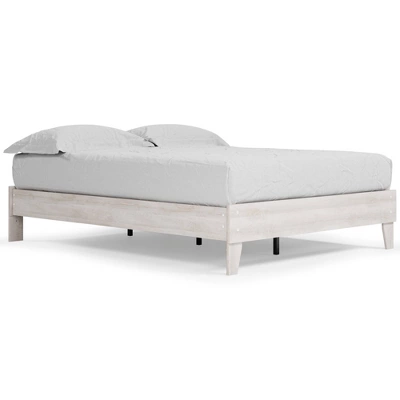 Paxberry Platform Bed Whitewash - Signature Design By Ashley 1 Paxberry Platform Bed Whitewash - Signature Design By Ashley