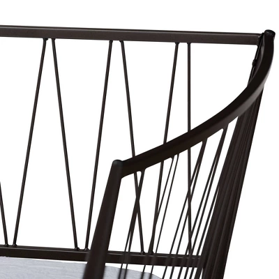 Twin Lysa Metal Daybed Black - Baxton Studio 3 Twin Lysa Metal Daybed Black - Baxton Studio - Image 3