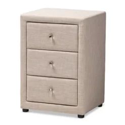 Tessa 3 Drawer Nightstand - Baxton Studio -DreamNest Store GUEST 1e1533ea 7a1e 42dc 9158 a38d92065bec