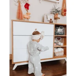 Teen Central Park 3 Drawer Dressers With Shelves - Dadada Baby -DreamNest Store GUEST 1e1d151f 37c6 443a a26e 698989eadb6d