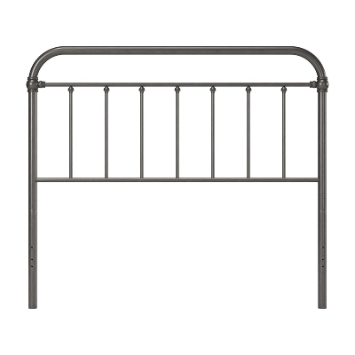 Full/Queen Kirkland Metal Headboard Without Frame Aged Pewter - Hillsdale Furniture 6 Full/Queen Kirkland Metal Headboard Without Frame Aged Pewter - Hillsdale Furniture - Image 6