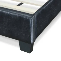 Hudson Leather Upholstered Bed Black - ClickDecor -DreamNest Store GUEST 1f664e05 0b88 43f3 afcf 539179719921