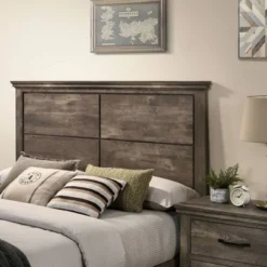 5pc Jacobia Rustic Bedroom Set Gray - HOMES: Inside + Out -DreamNest Store GUEST 1fc911d9 0c50 4c72 8637 2a97de8444ad