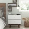 Kincaid Wood 2 Drawer Nightstand Matte White - Hillsdale Furniture