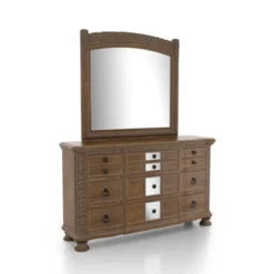 5pc Lellen Bedroom Set Beige/Rustic Natural Tone - HOMES: Inside + Out -DreamNest Store GUEST 2043313d d613 438d aadd 248a736cab17
