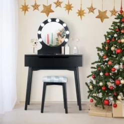 Costway Vanity Makeup 8 Dimmable Bulbs Lighted BlackWhiteNatural 21 Costway Vanity Makeup 8 Dimmable Bulbs Lighted BlackWhiteNatural -DreamNest Store GUEST 204b7ae0 d711 4d58 b9a9 8ca12c28a38b