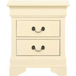 Passion Furniture Louis Philippe 2-Drawer Nightstand (24 In. H X 21 In. W X 16 In. D) 17 Passion Furniture Louis Philippe 2-Drawer Nightstand (24 In. H X 21 In. W X 16 In. D) -DreamNest Store GUEST 20b11ef4 bc96 478b 84ba e0403da67957