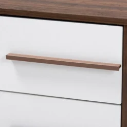 Mette Walnut Finished Wood Nightstand White - Baxton Studio 10 Mette Walnut Finished Wood Nightstand White - Baxton Studio -DreamNest Store GUEST 20c5129a b601 4fdd 95fa e7755a1eff26