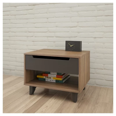 Queen 5pc Alibi Bedroom Set Walnut - Nexera 1 Queen 5pc Alibi Bedroom Set Walnut - Nexera