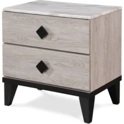 Micah 2 Drawer Nightstand - Adore Decor -DreamNest Store GUEST 222f31c9 ae11 4eea 8774 fd711141d802