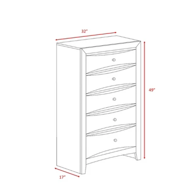 3pc King Madison Storage Bedroom Set Espresso Brown - Picket House Furnishings 7 3pc King Madison Storage Bedroom Set Espresso Brown - Picket House Furnishings - Image 7