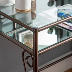 Clarisse Metal Vanity Set Brown - Linon -DreamNest Store GUEST 233c17ba c60b 485f bd28 e9807485d2ef