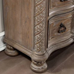 5pc Lellen Bedroom Set Beige/Rustic Natural Tone - HOMES: Inside + Out -DreamNest Store GUEST 233caf0e ff0e 4689 81da 2dc9447d3a06