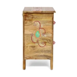 Fullen Handcrafted Boho 2 Drawer Mango Wood Nightstand Natural - Christopher Knight Home -DreamNest Store GUEST 234cc6e3 fcb2 4e50 a564 7043a474a39c