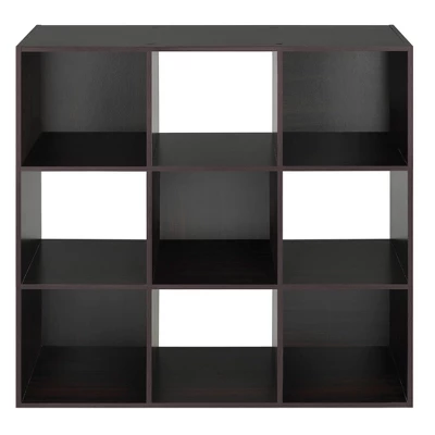 Whitmor 9 Section Cube Organizer Espresso 2 Whitmor 9 Section Cube Organizer Espresso - Image 2