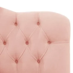 Full Tufted Headboard In Velvet Blush Pink - Skyline Furniture -DreamNest Store GUEST 23cc711b 5efa 47a1 b99a 226dc6f73412